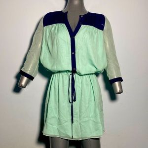 DVF 100% silk dress